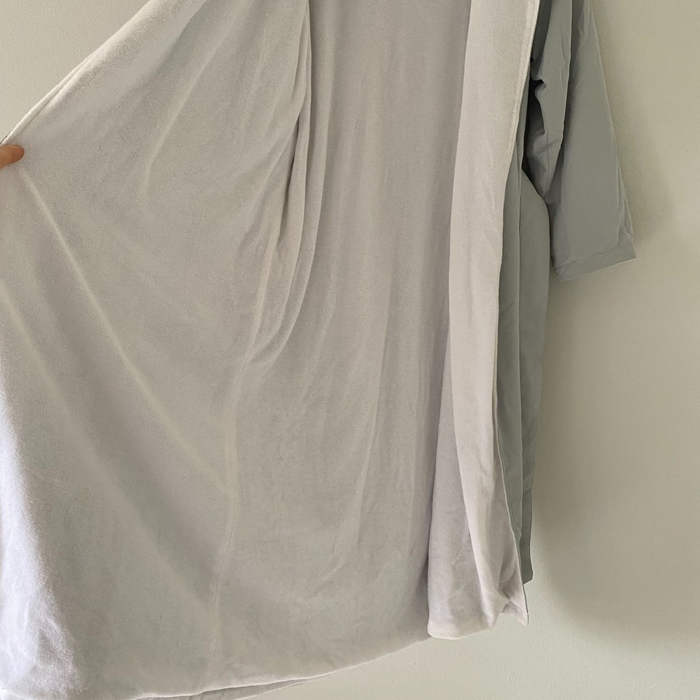 Restoration Hardware Womens M Kayanna Terry Lined Spa Robe Shawl Collar - Picture 11 of 16